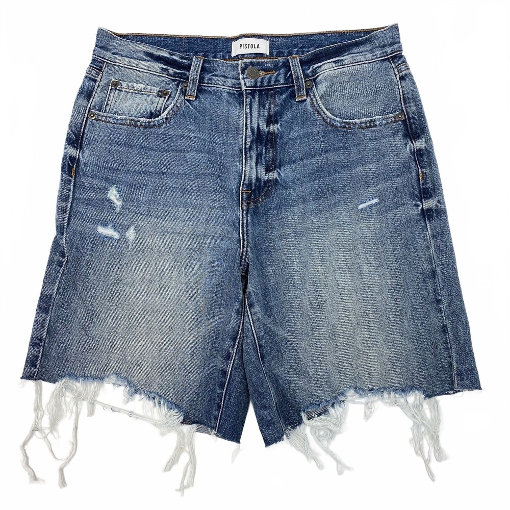 Pistola Light Wash Kelly 90s Skater Denim Shorts | Women’s 27 Regular